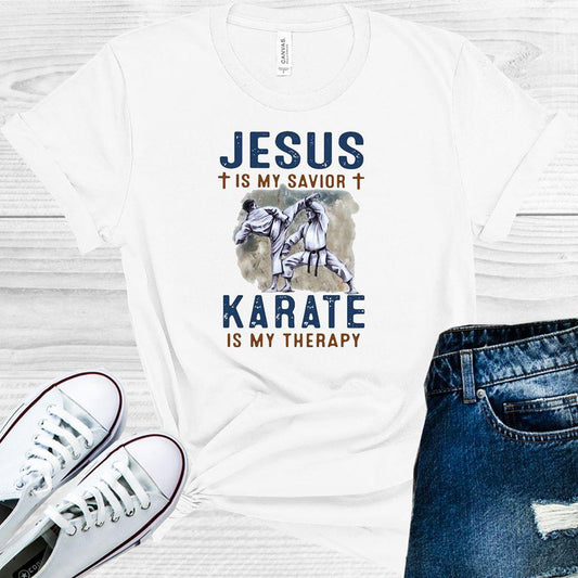 Jesus Is My Savior Karate Therapy Graphic Tee Graphic Tee