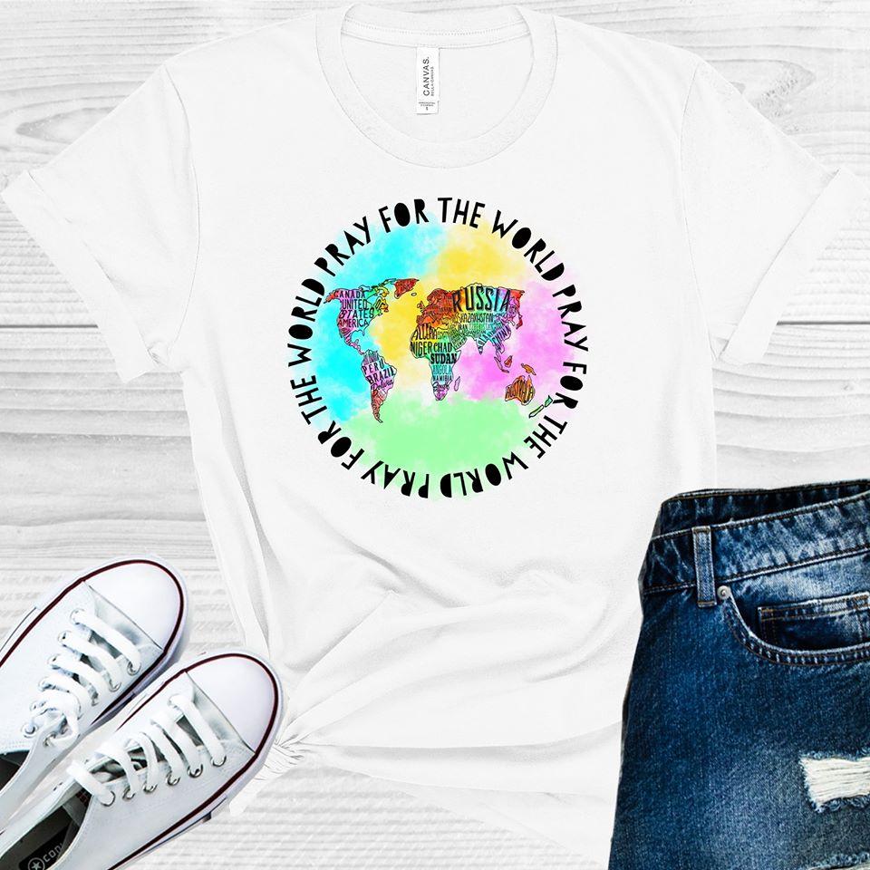 Pray For The World Graphic Tee Graphic Tee