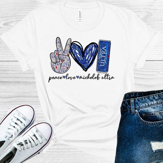 Peace Love Michelob Ultra Graphic Tee Graphic Tee