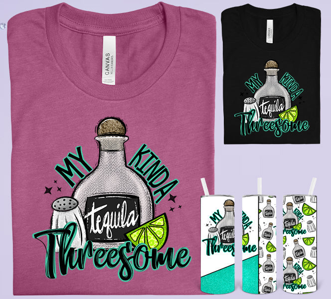 My Kinda Threesome Graphic Tee Graphic Tee