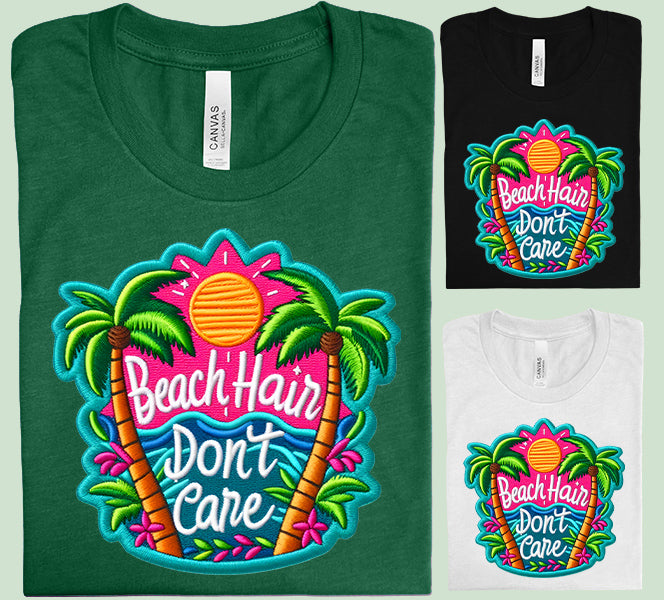 Beach Hair Don't Care Graphic Tee