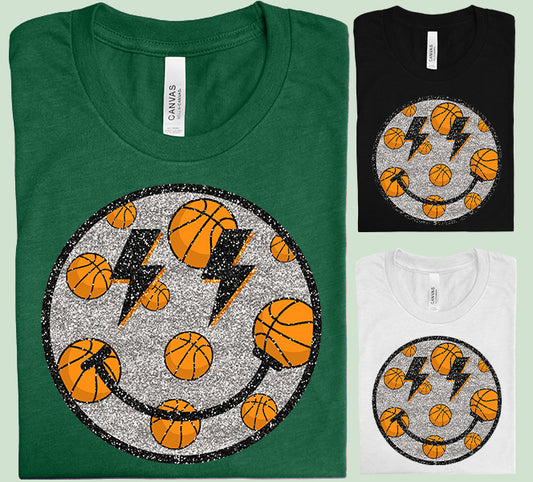 Basketball Face Graphic Tee