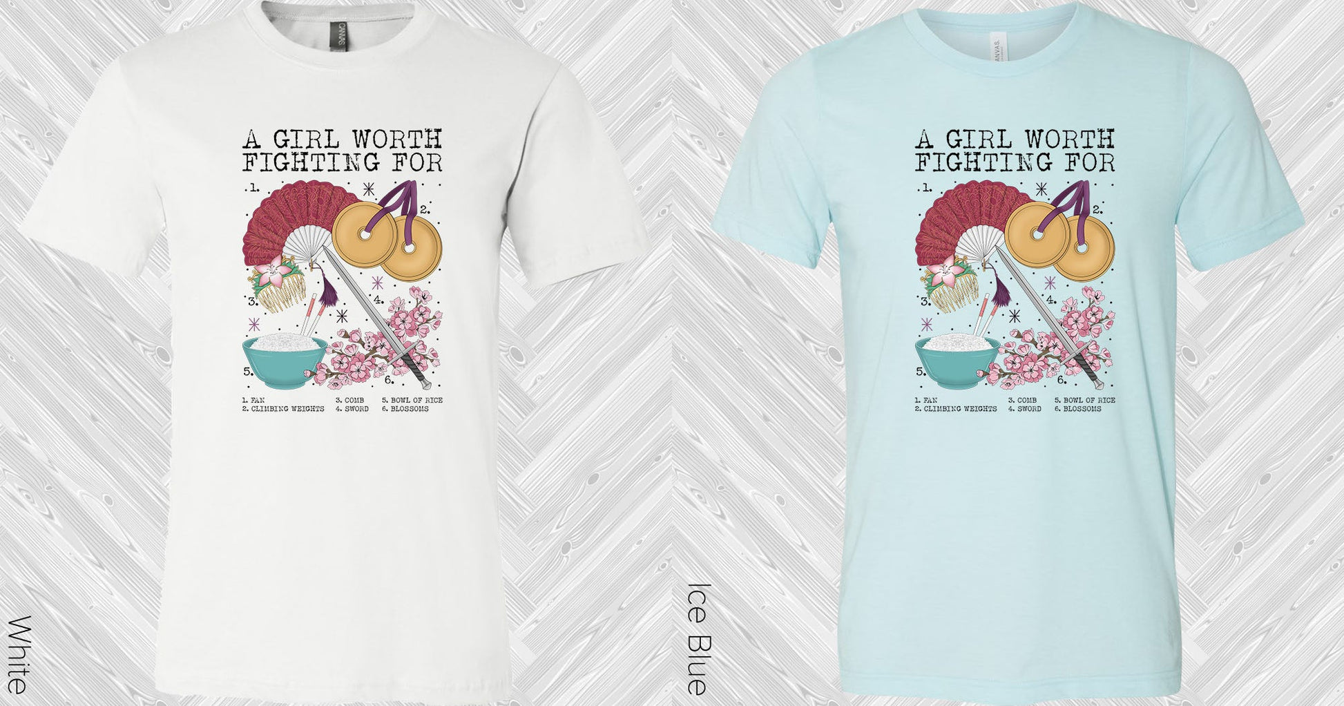 A Girl Worth Fighting For Graphic Tee Graphic Tee