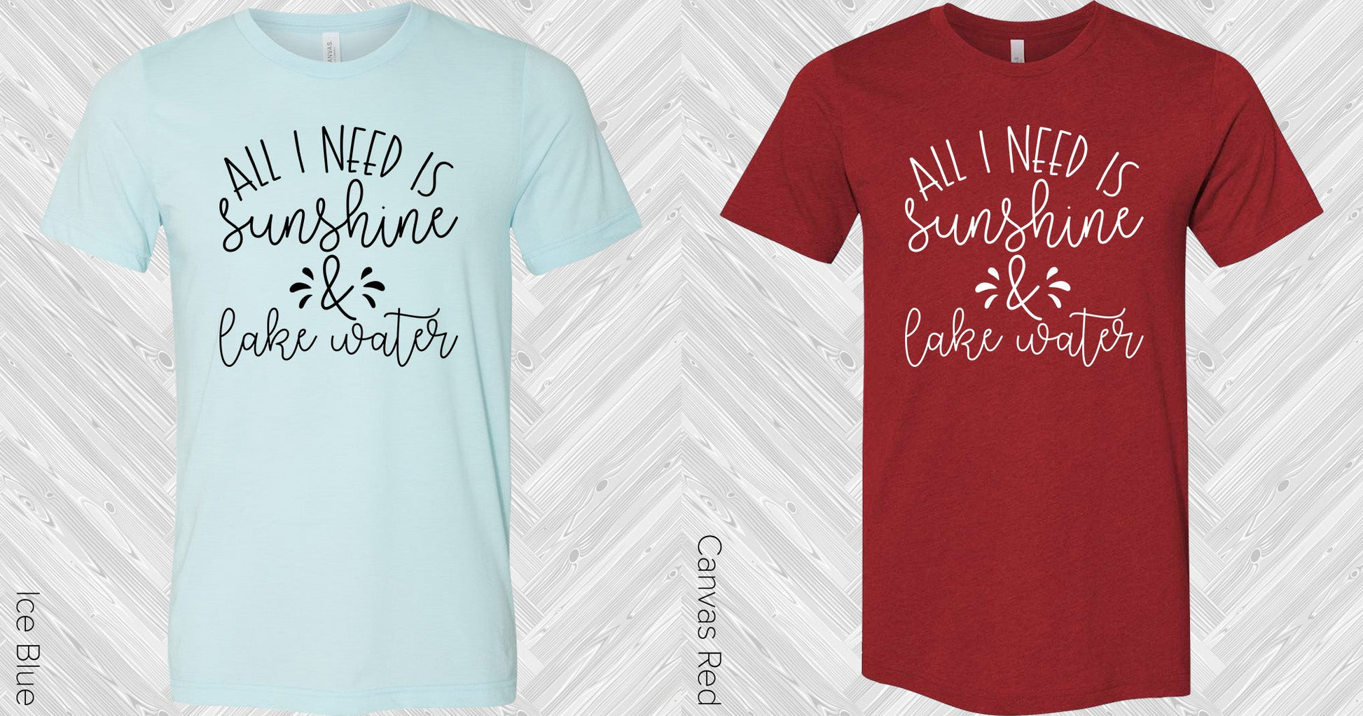 All I Need Is Sunshine And Lake Water Graphic Tee Graphic Tee