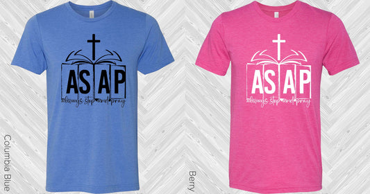Always Stop And Pray Graphic Tee Graphic Tee