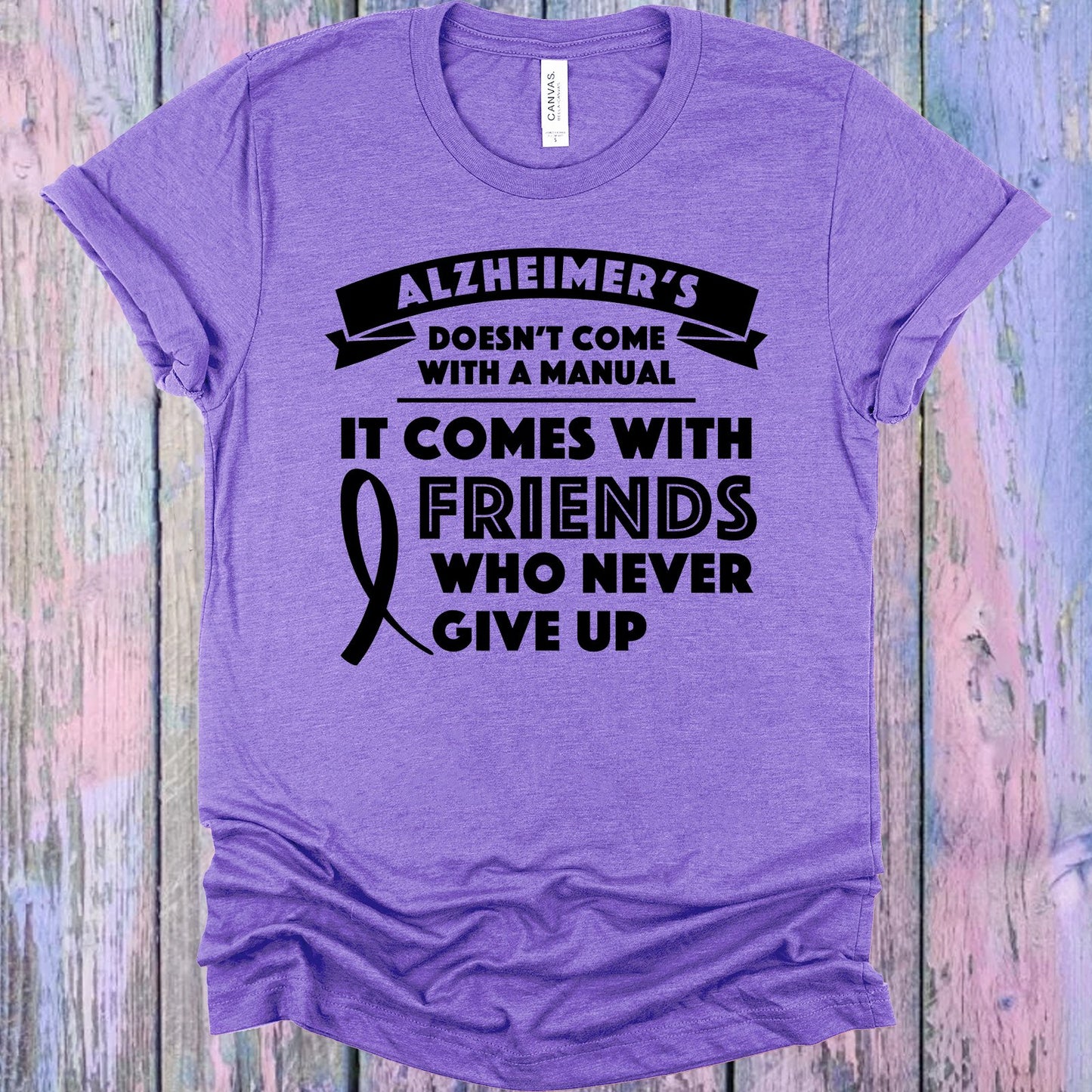 Alzheimers Doesnt Come With A Manual Graphic Tee Graphic Tee