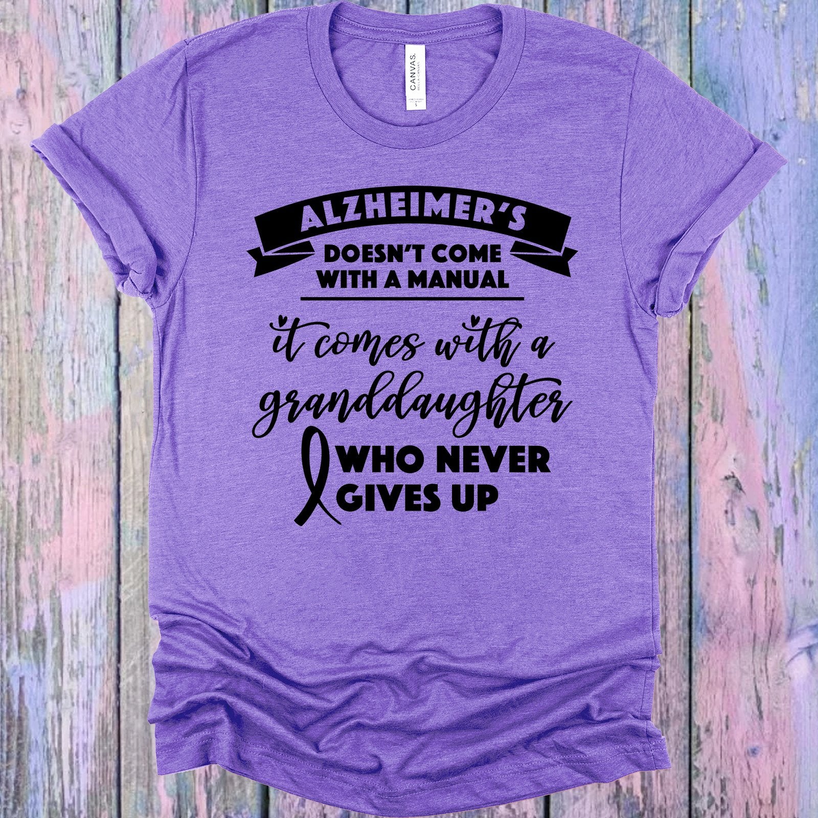 Alzheimers Doesnt Come With A Manual Graphic Tee Graphic Tee