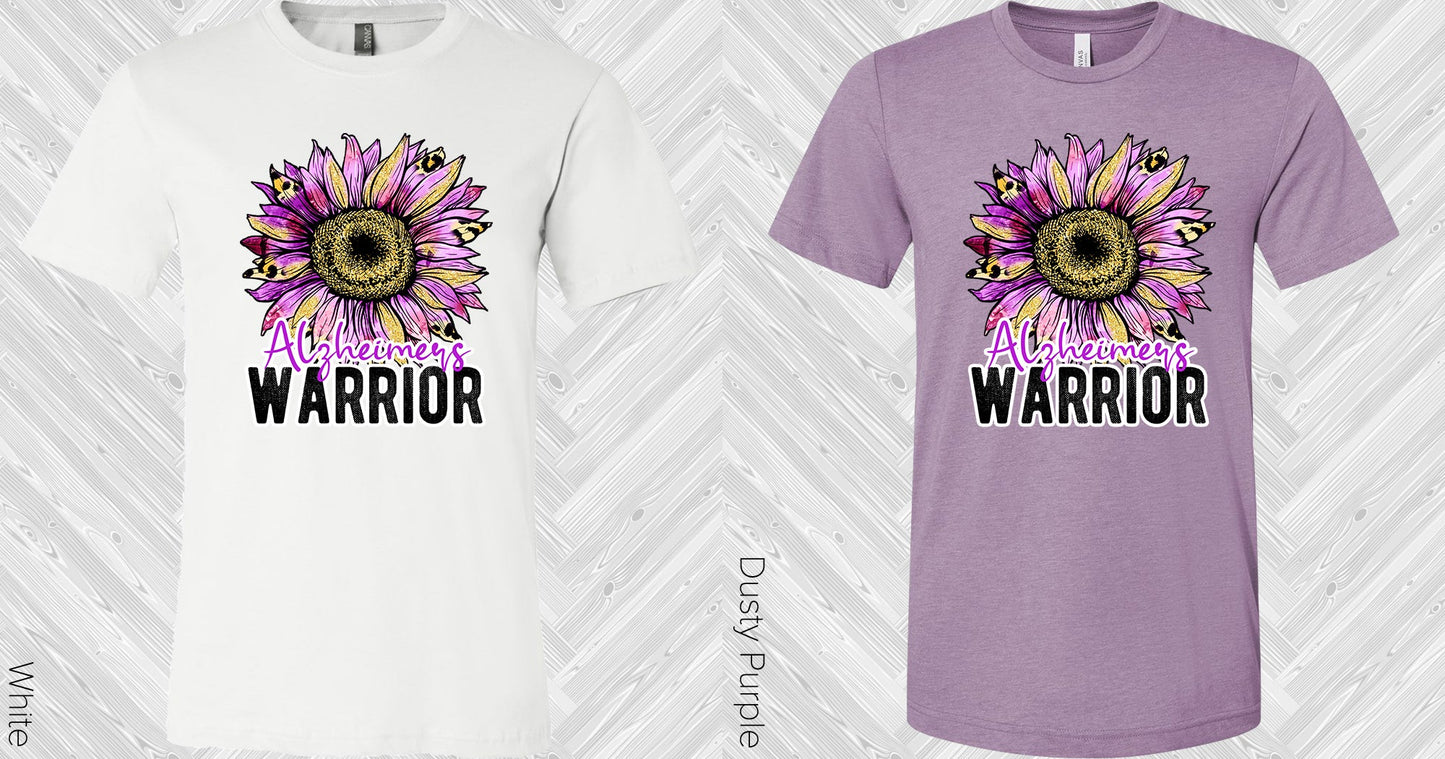 Alzheimers Warrior Graphic Tee Graphic Tee