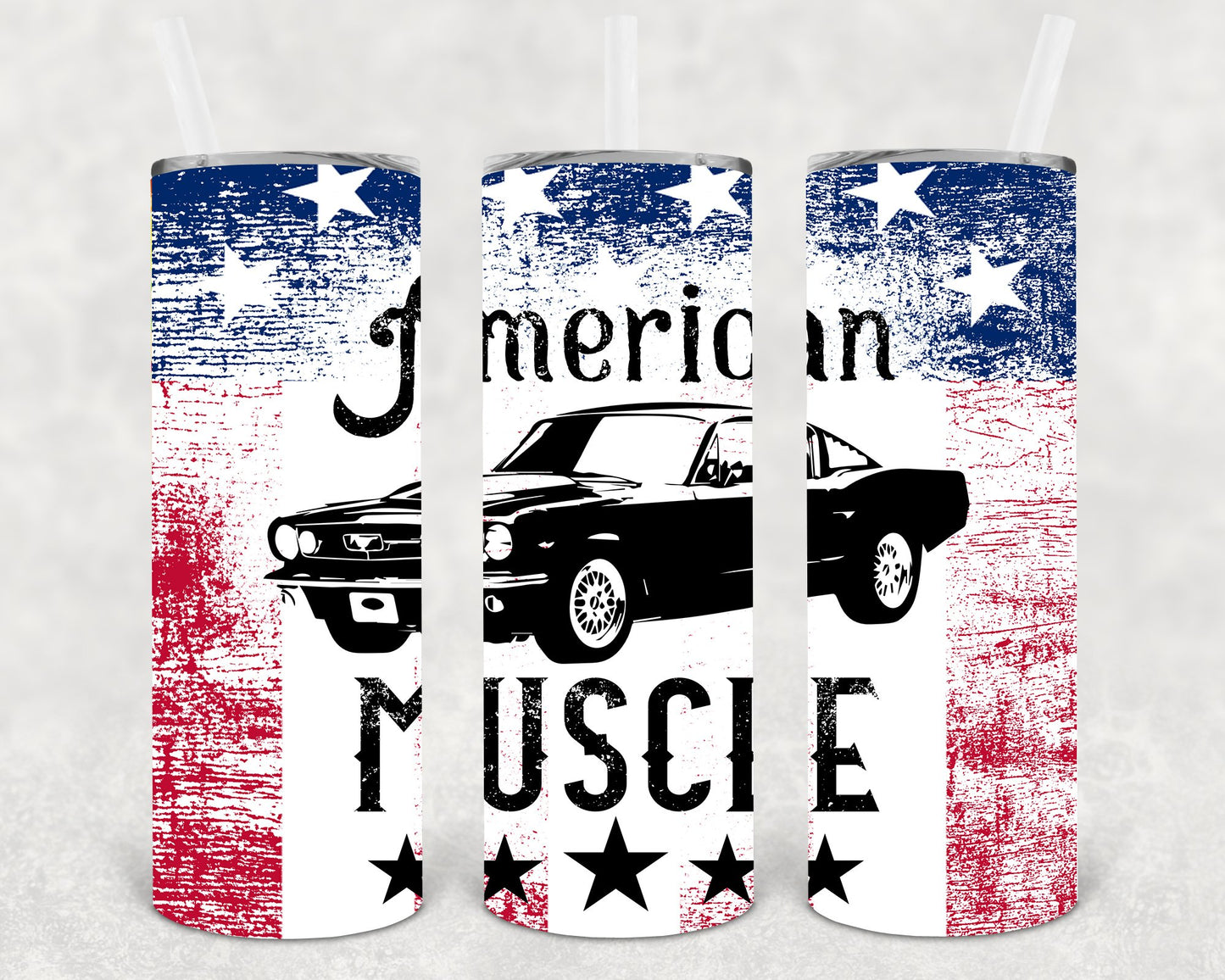 American Muscle 20 Oz Skinny Tumbler