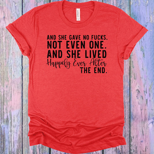 And She Lived Happily Ever After Graphic Tee Graphic Tee
