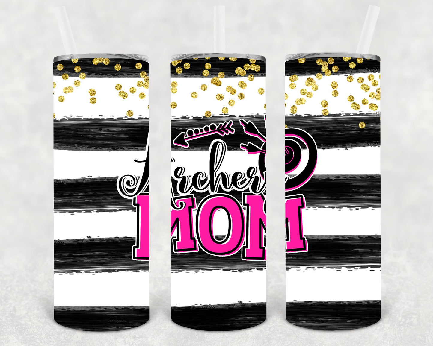 Archery Mom 20 Oz Skinny Tumbler