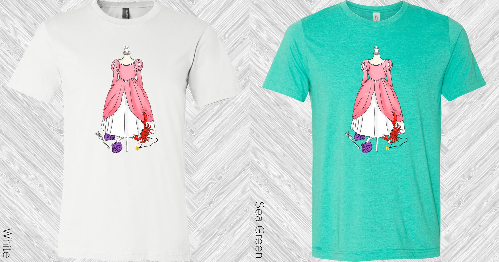 Ariel Dress Graphic Tee Graphic Tee