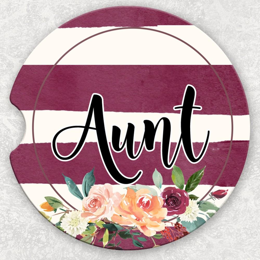 Car Coaster Set - Aunt