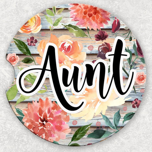 Car Coaster Set - Aunt