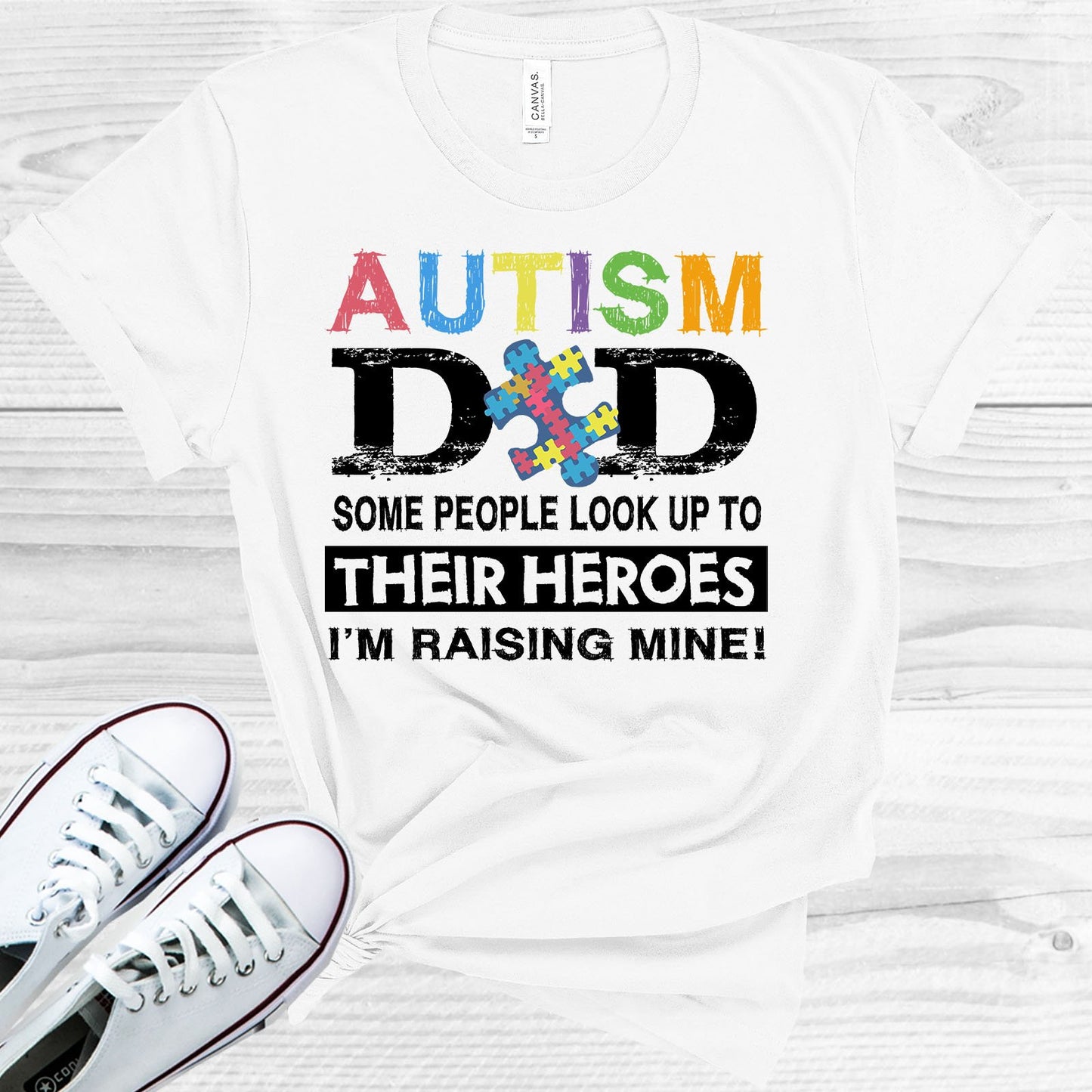 Autism Dad Graphic Tee Graphic Tee