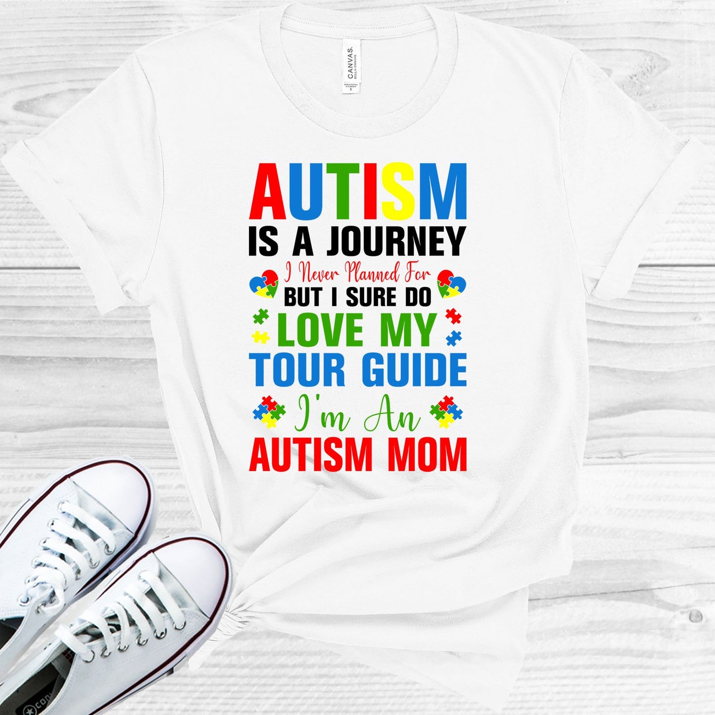 Autism Is A Journey Graphic Tee Graphic Tee