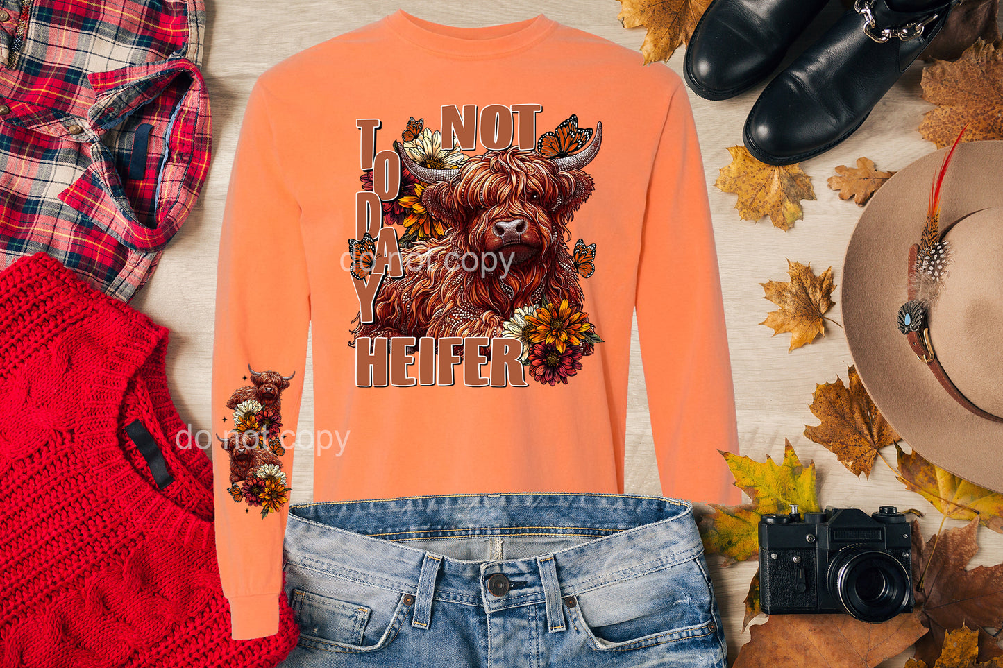 Not Today Heifer Graphic Tee