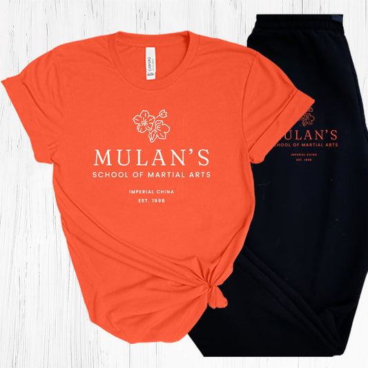 Mulans School Of Martial Arts Graphic Tee Graphic Tee