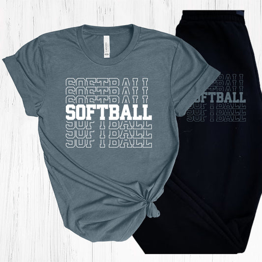 Softball Graphic Tee Graphic Tee