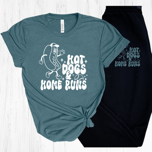Hot Dogs & Home Runs Graphic Tee Graphic Tee