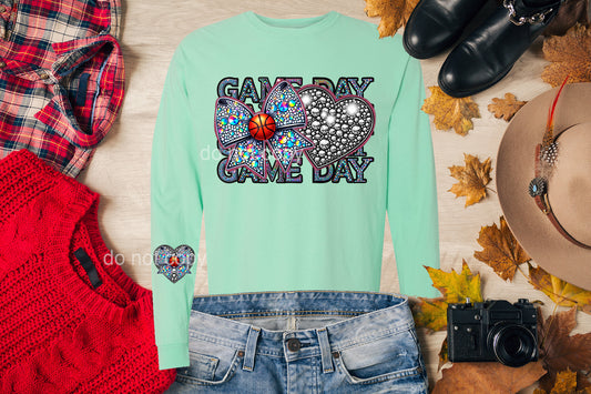 Game Day Basketball Graphic Tee