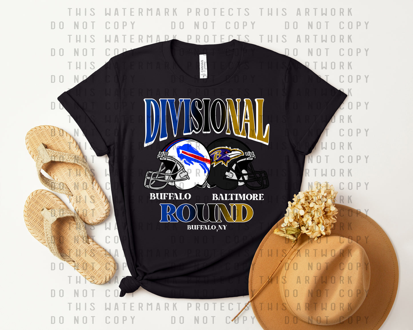 Divisional Round Buffalo/Baltimore Graphic Tee