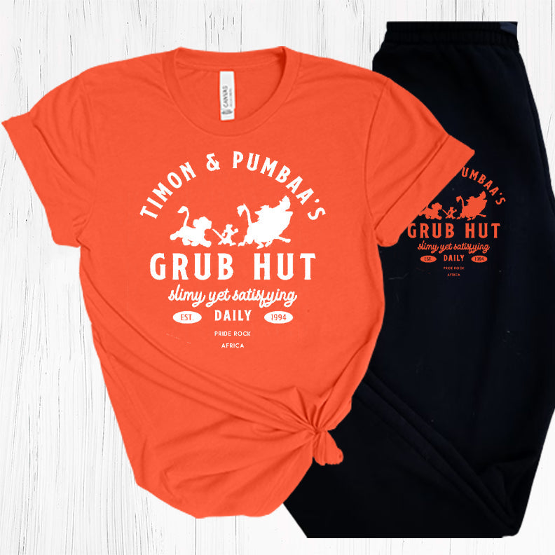 Timon & Pumbaas Grub Hut Graphic Tee Graphic Tee