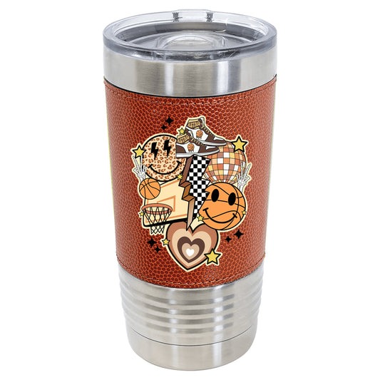 Basketball Collage Tumbler