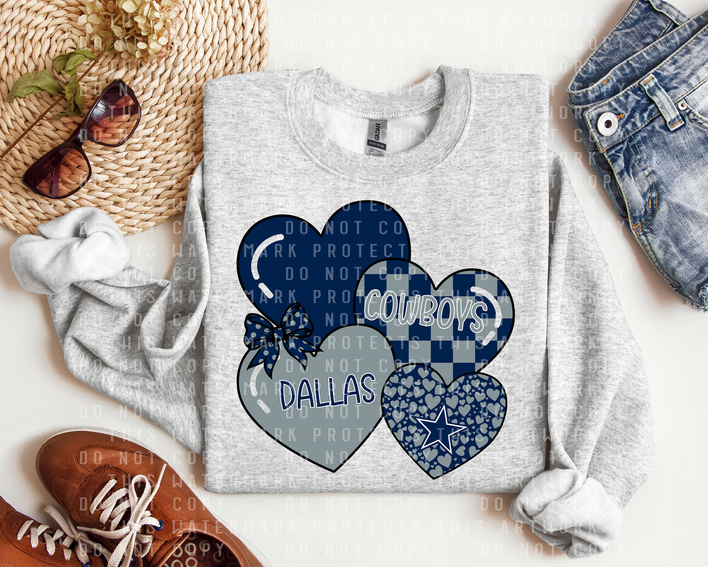 Dallas Hearts Graphic Tee