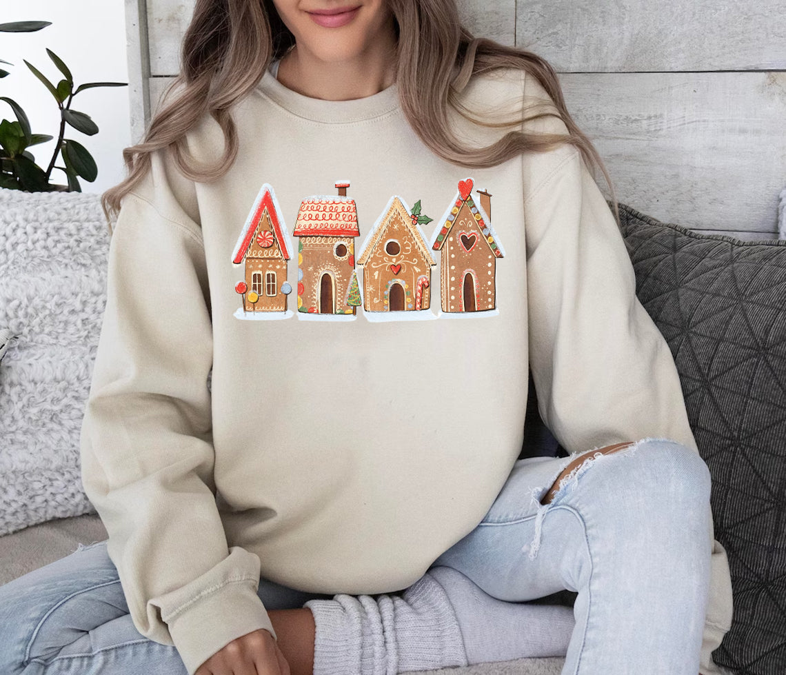 Gingerbread Houses Graphic Tee