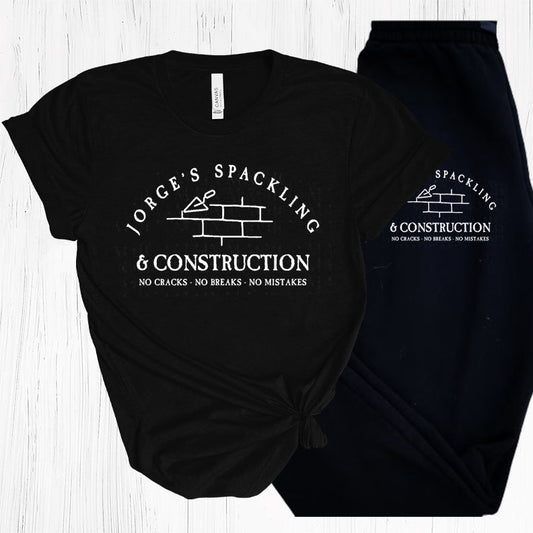 Jorges Spackling & Construction Graphic Tee Graphic Tee