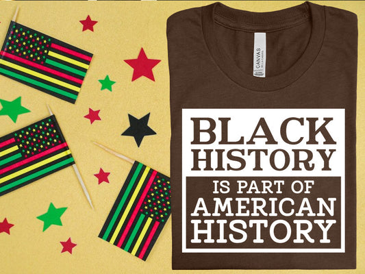 Black History Is Part Of American Graphic Tee Graphic Tee