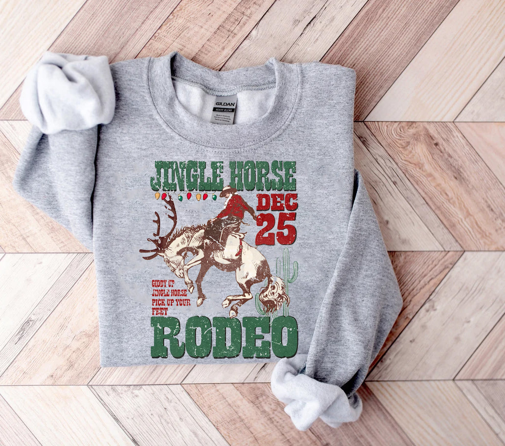 Vintage Jingle Horse Rodeo Graphic Tee