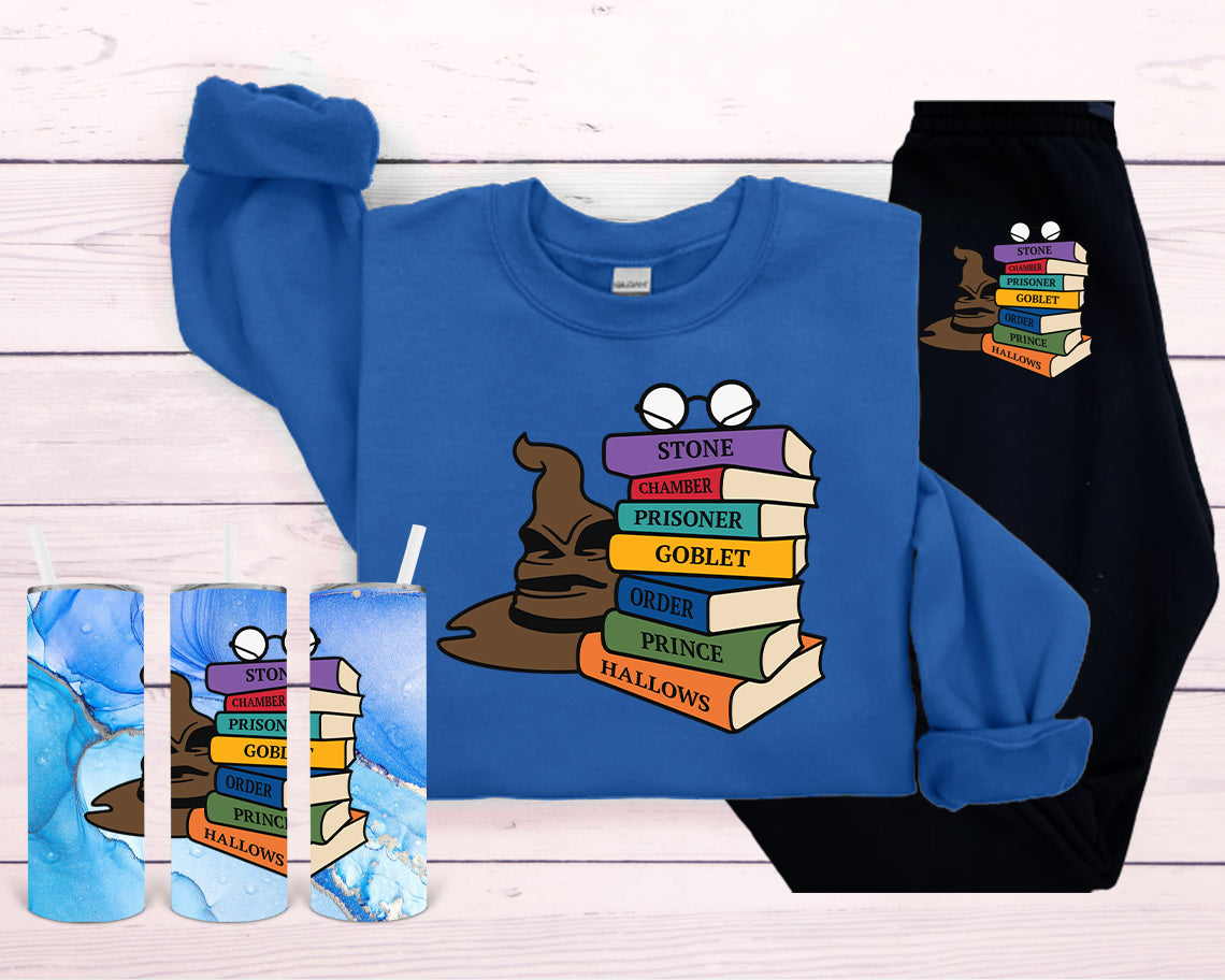 Harry Potter Books Graphic Tee Graphic Tee