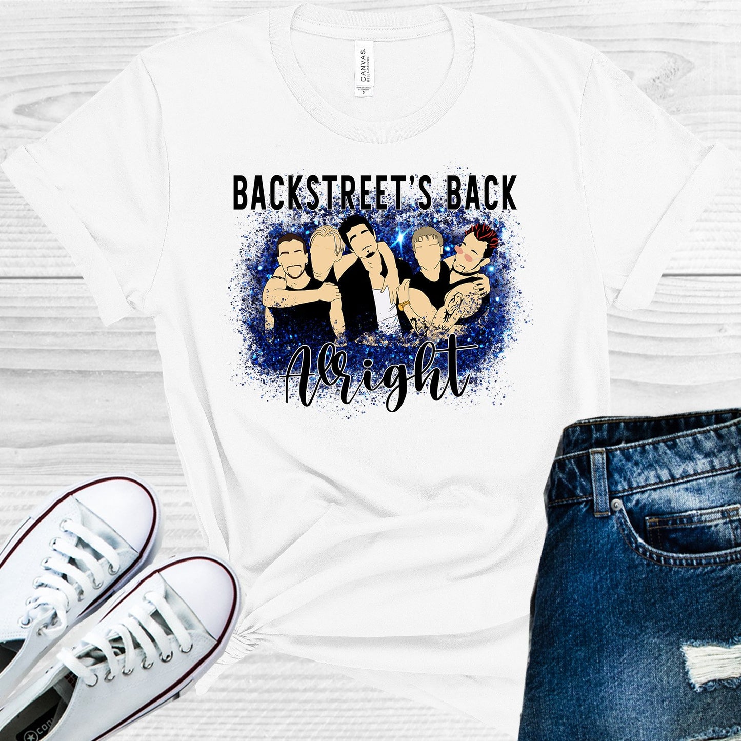 Backstreets Back Alright Graphic Tee Graphic Tee