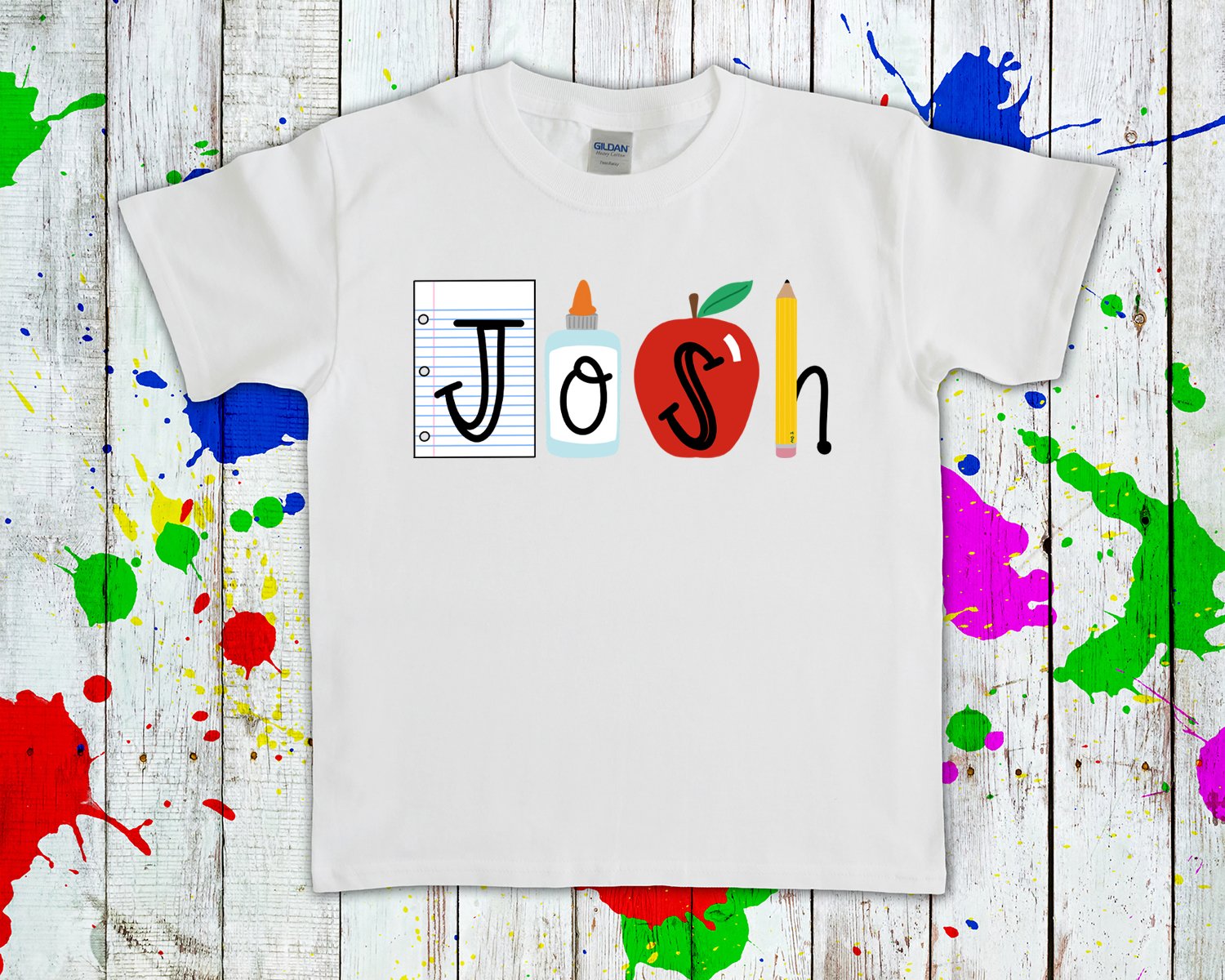 Back To School Letters Graphic Tee Graphic Tee