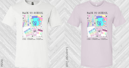 Back To School Graphic Tee Graphic Tee