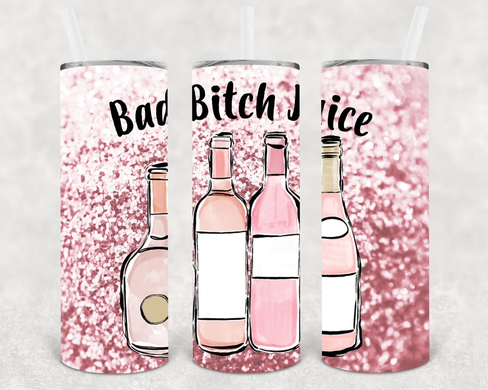 Bad B**** Juice 20 Oz Skinny Tumbler