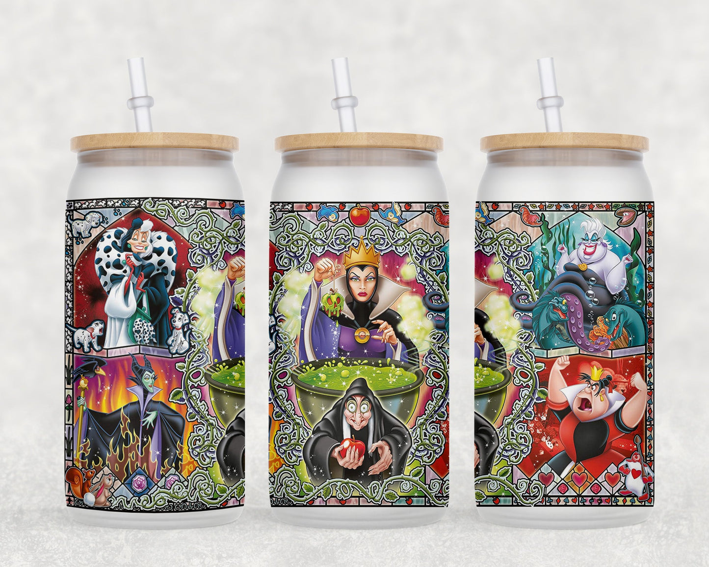 Bad Girls 16 Oz Glass Can Coffee Mug