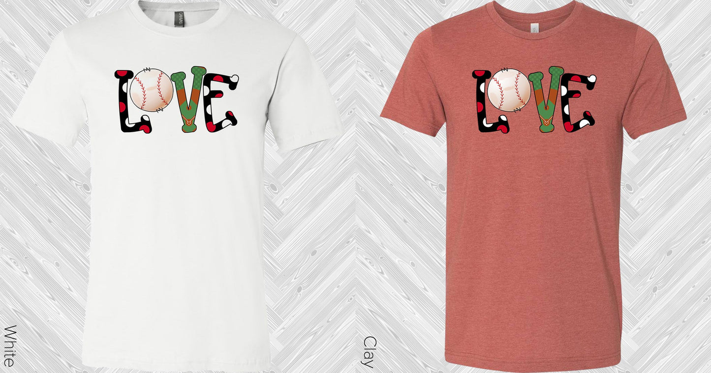 Baseball Love Graphic Tee Graphic Tee