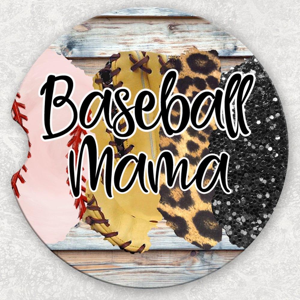 Car Coaster Set - Baseball Mama