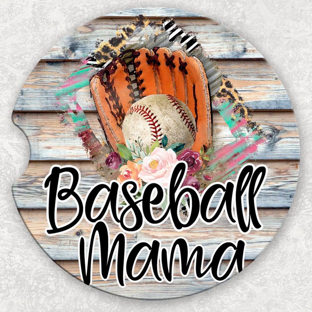 Car Coaster Set - Baseball Mama