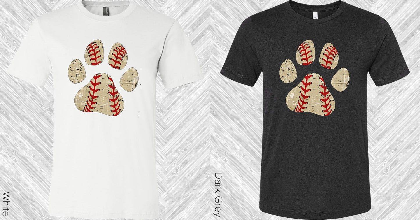 Baseball Paw Graphic Tee Graphic Tee