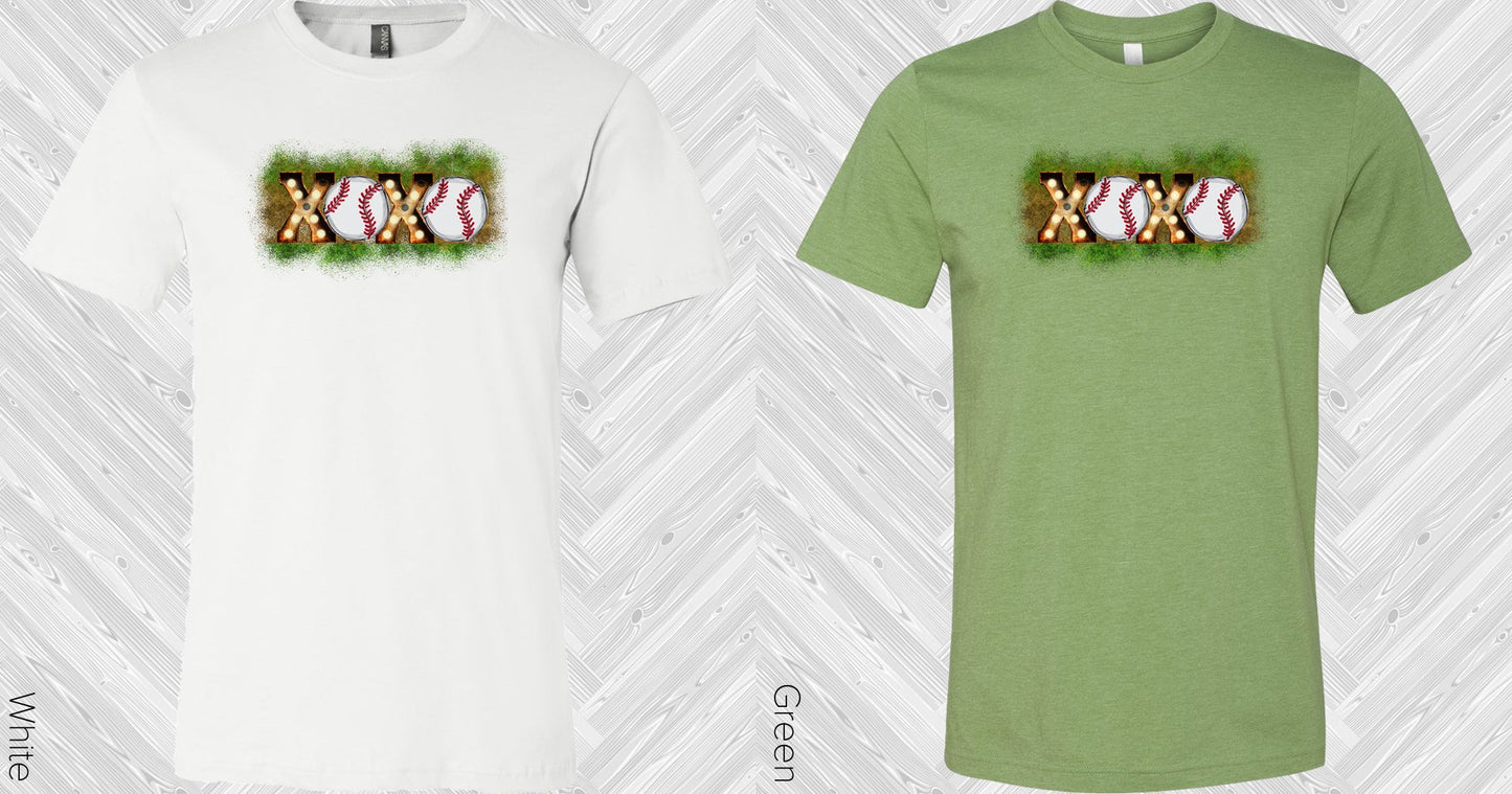 Baseball Xoxo Graphic Tee Graphic Tee