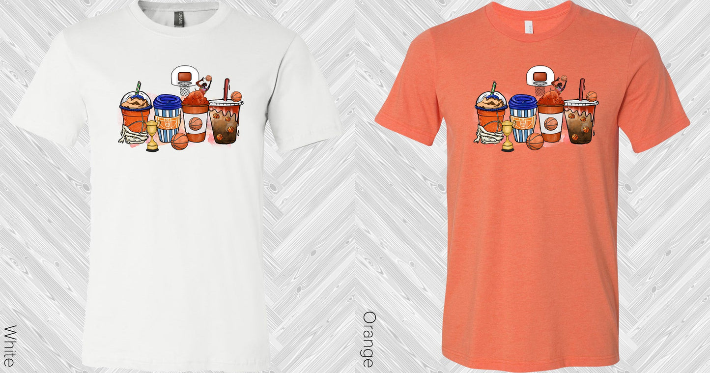 Basketball Coffee Graphic Tee Graphic Tee