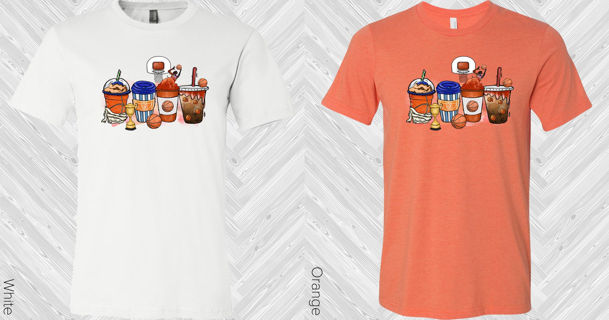 Basketball Coffee Graphic Tee Graphic Tee