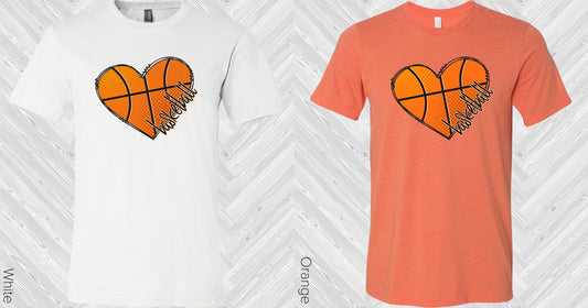 Basketball Heart Graphic Tee Graphic Tee