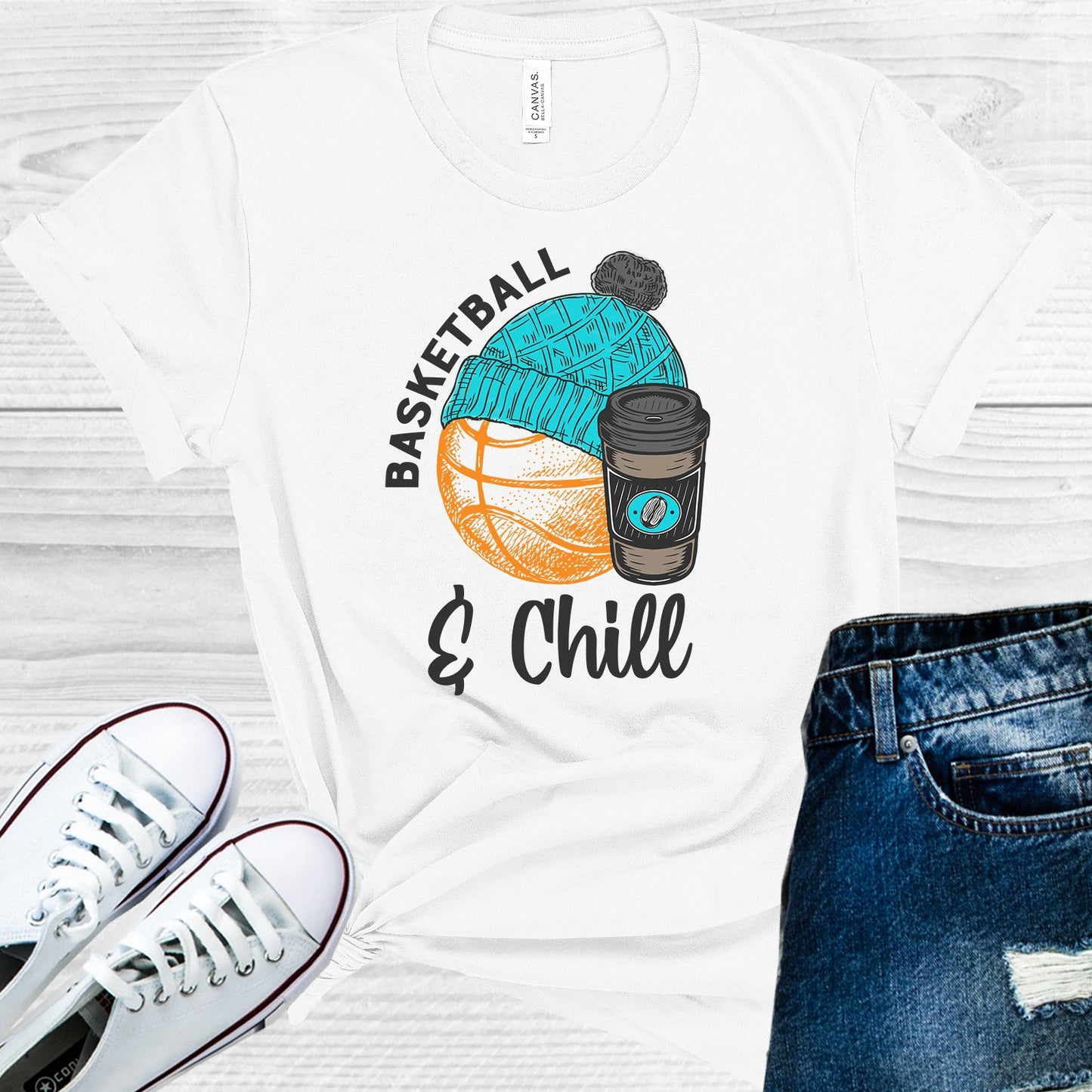 Basketball & Chill Graphic Tee Graphic Tee