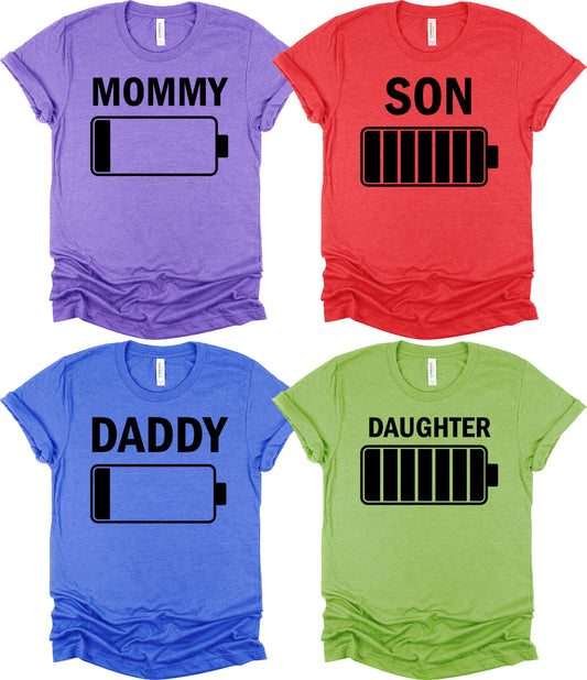 Mommy Battery Graphic Tee Graphic Tee