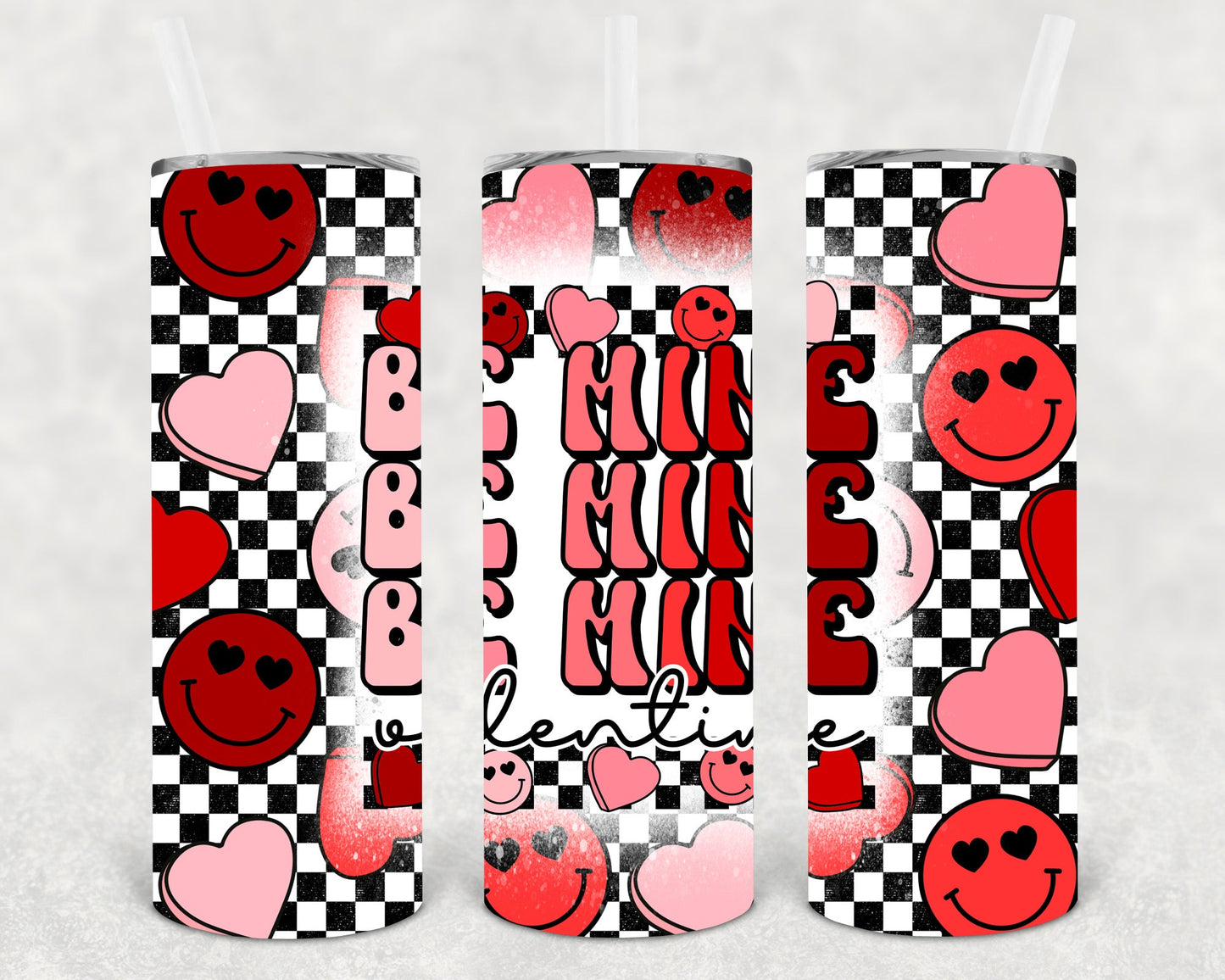 Be Mine Valentine 20 Oz Skinny Tumbler